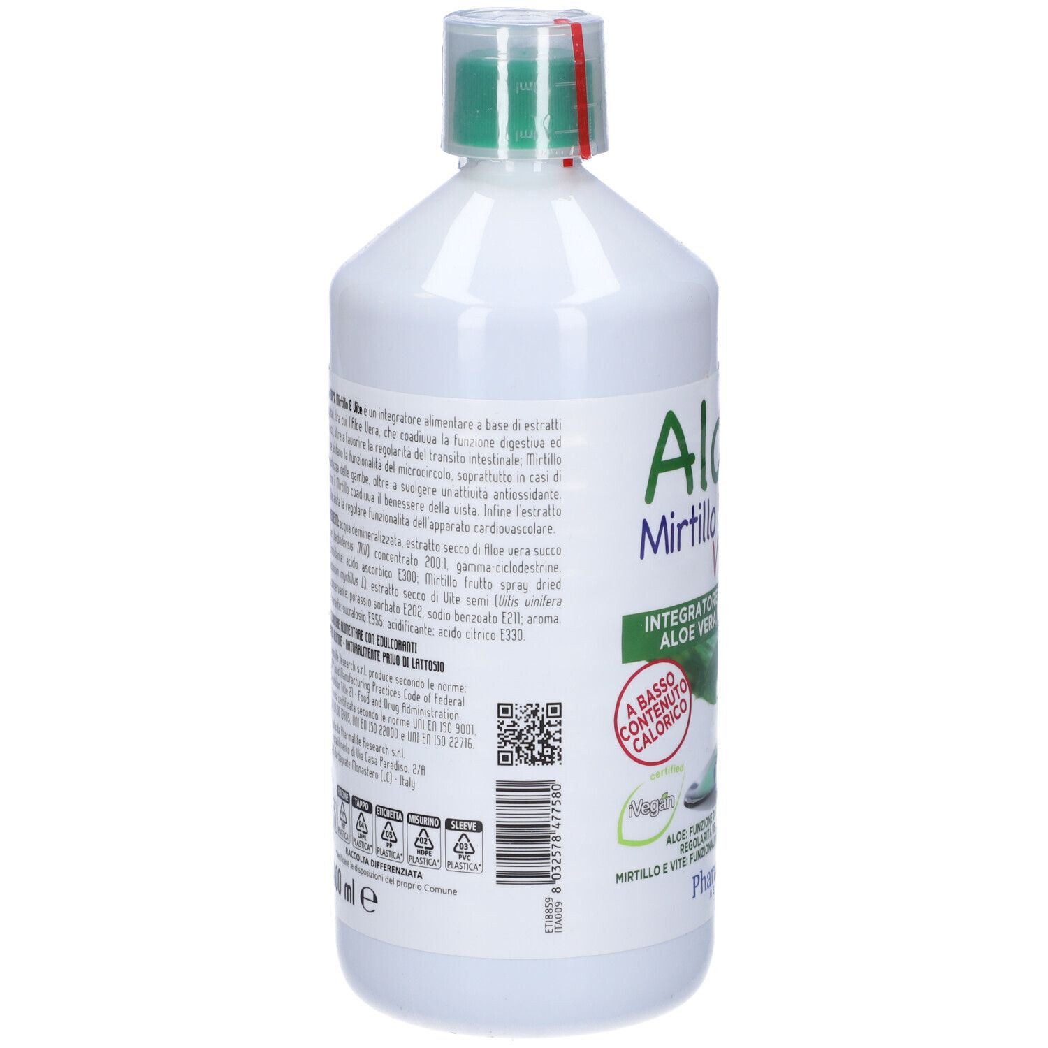 PromoPharma® Aloe 100% Mirtillo & Vite