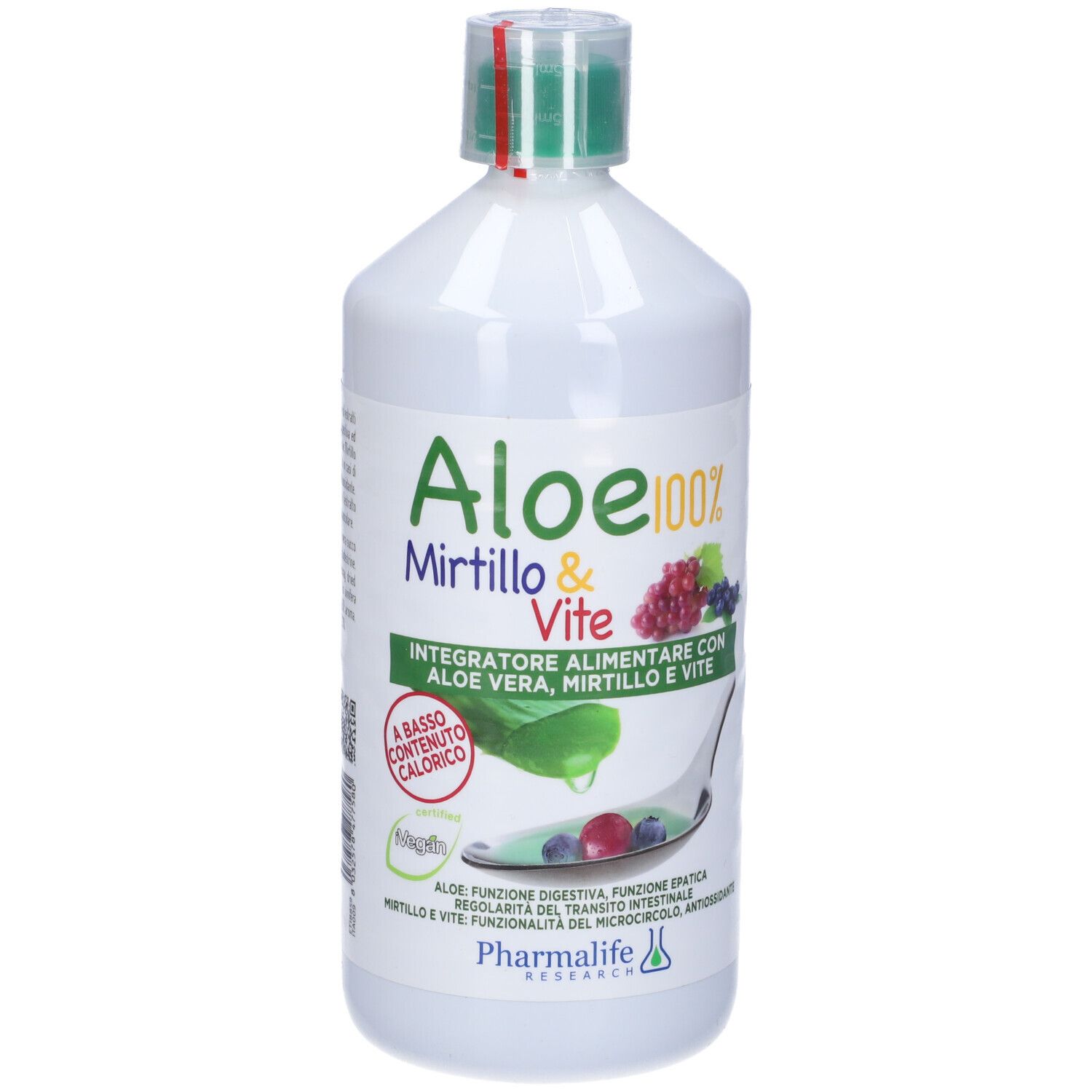 PromoPharma® Aloe 100% Mirtillo & Vite