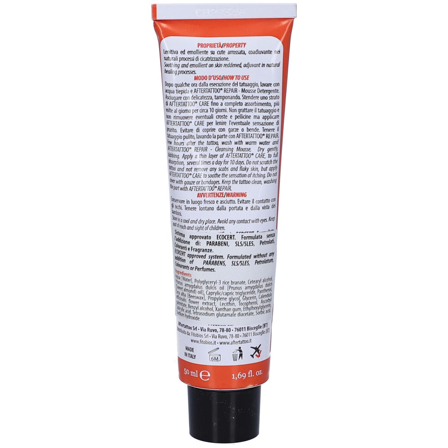Aftertattoo Care Pomata 50 Ml