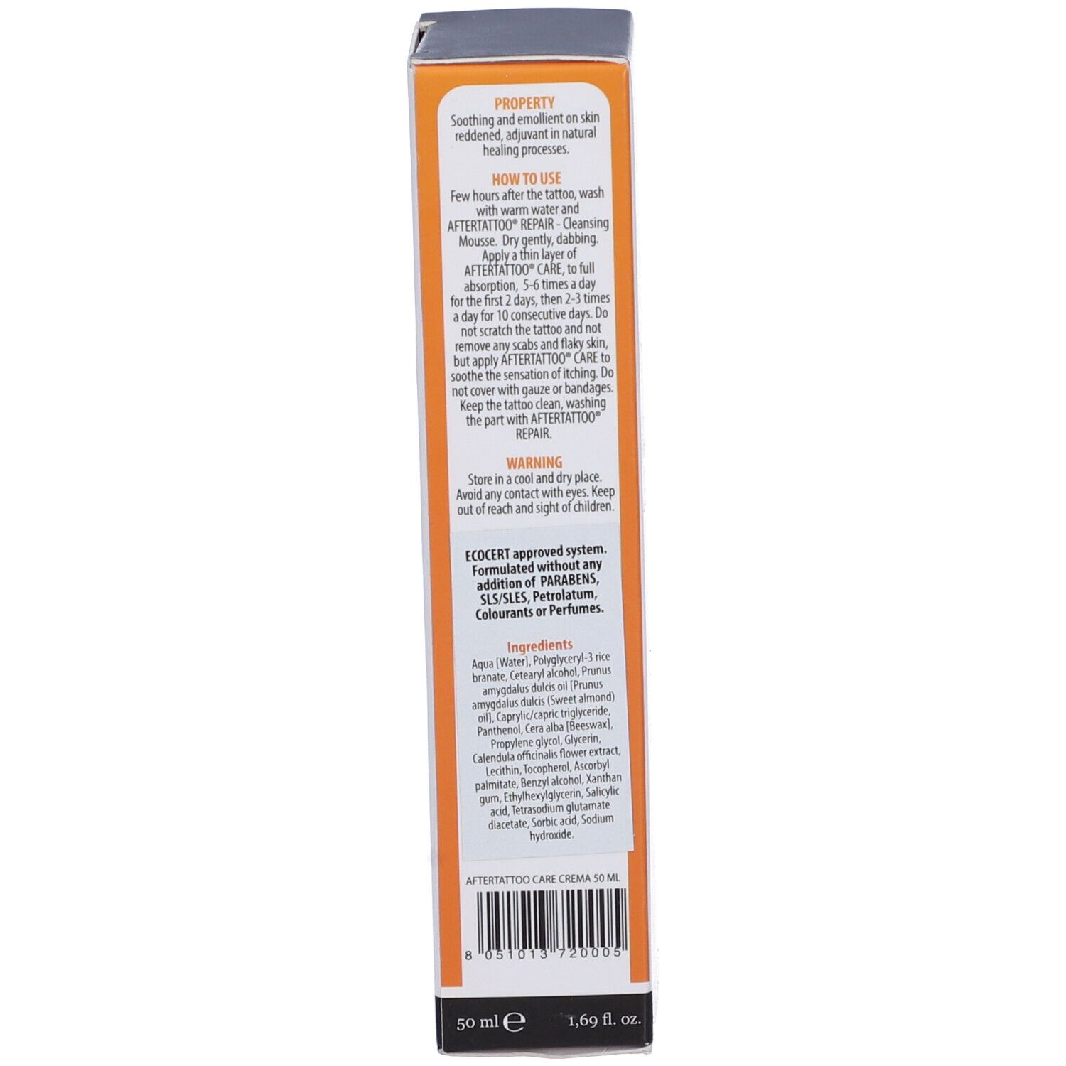 Aftertattoo Care Pomata 50 Ml