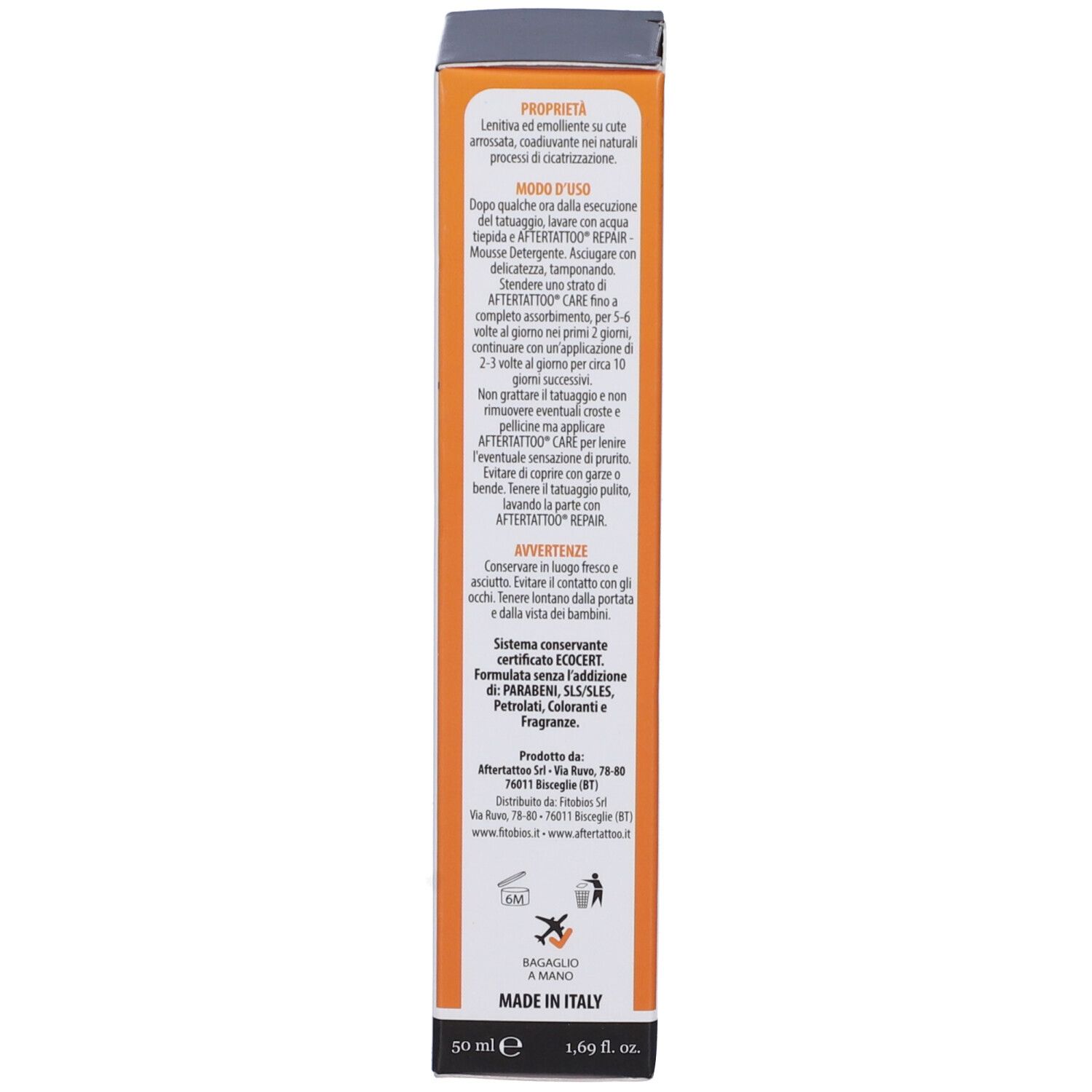 Aftertattoo Care Pomata 50 Ml
