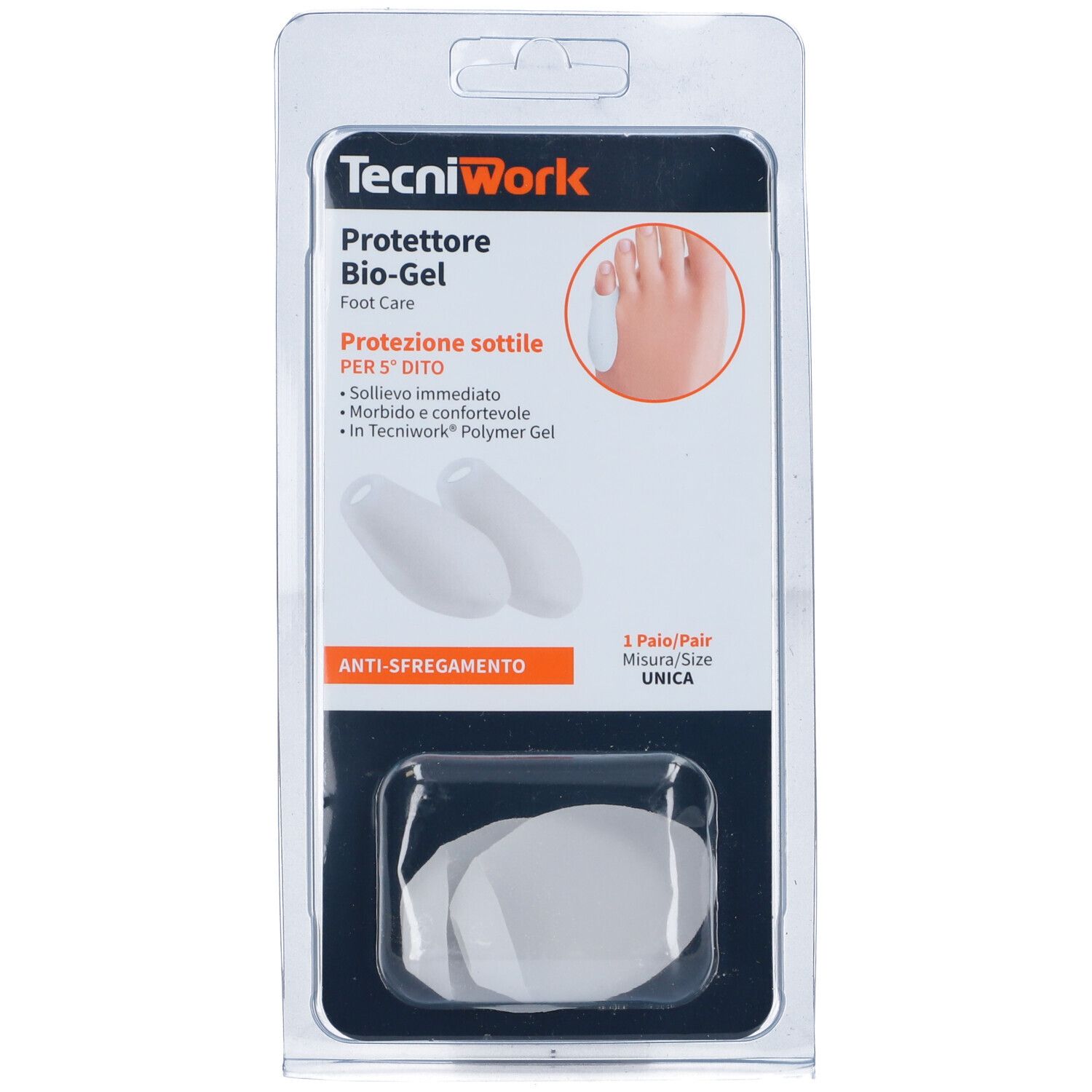 Tecniwork Biogel Protezione Sottile per Mignolo Misura Unica