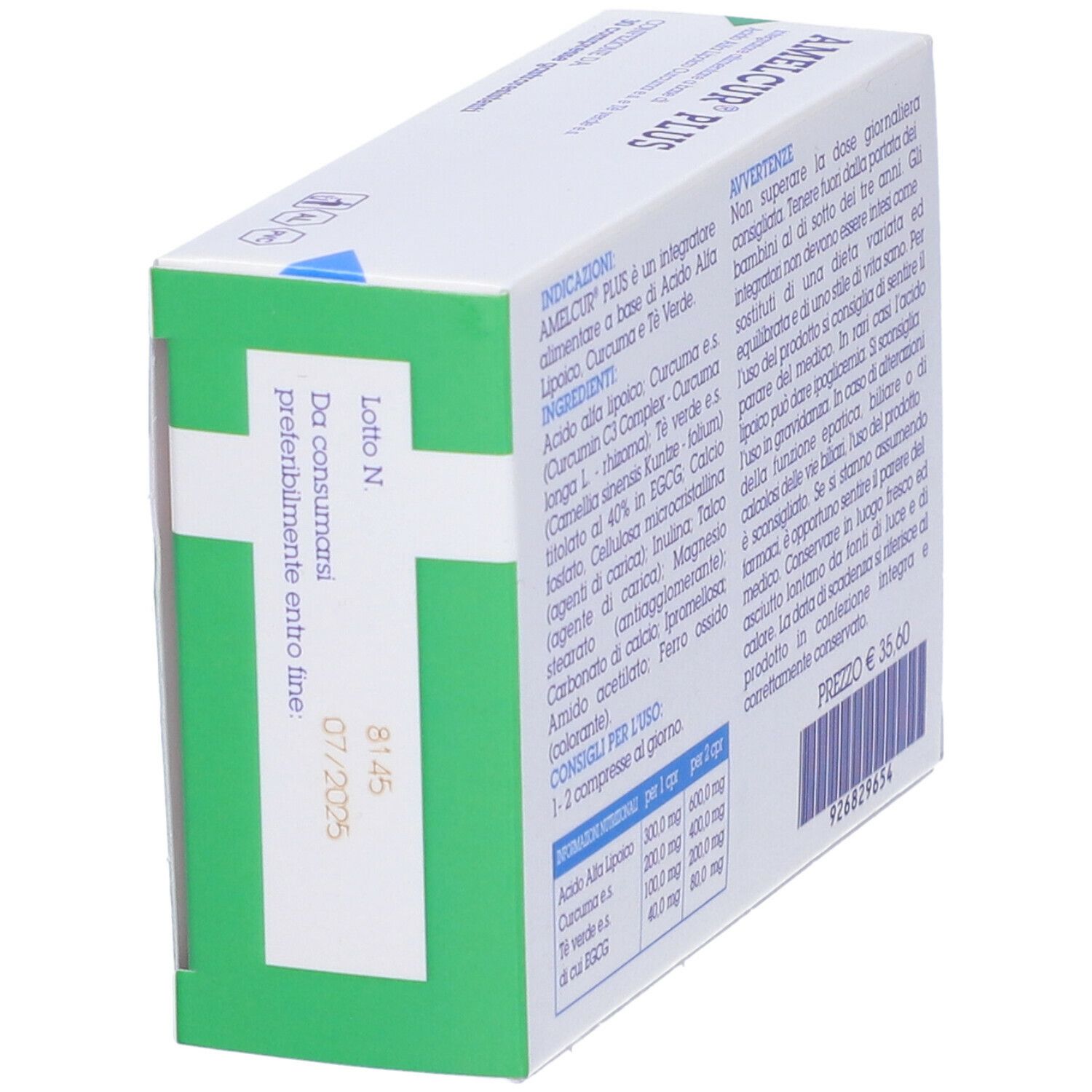 Amelcur Plus 30 Compresse