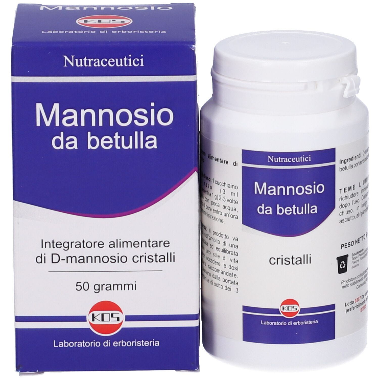 KOS Mannosio da Betulla Polvere