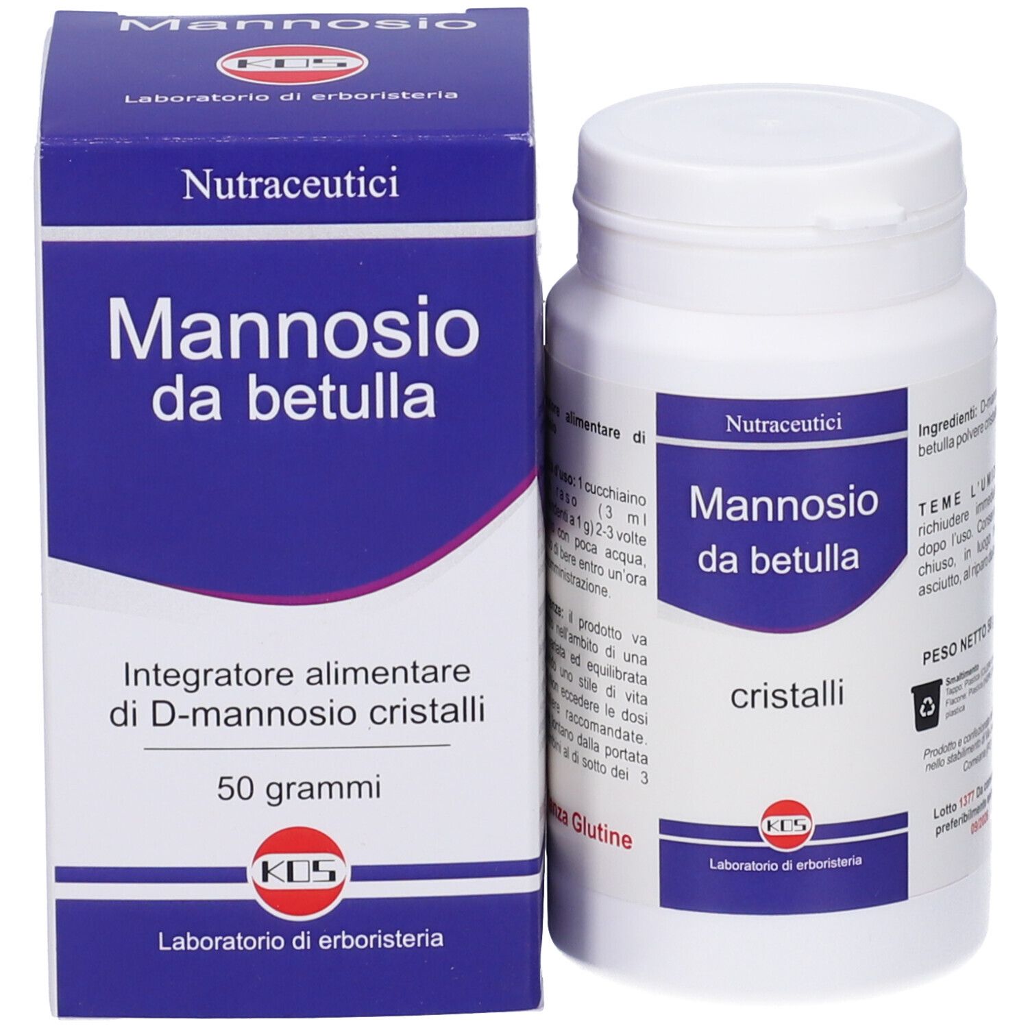 KOS Mannosio da Betulla Polvere