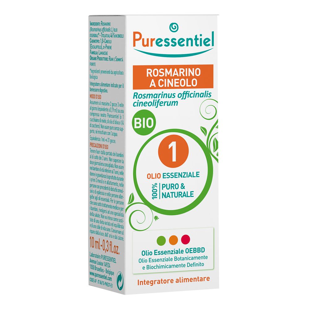 Puressentiel Rosmarino Cineolo Olio Essenziale Bio