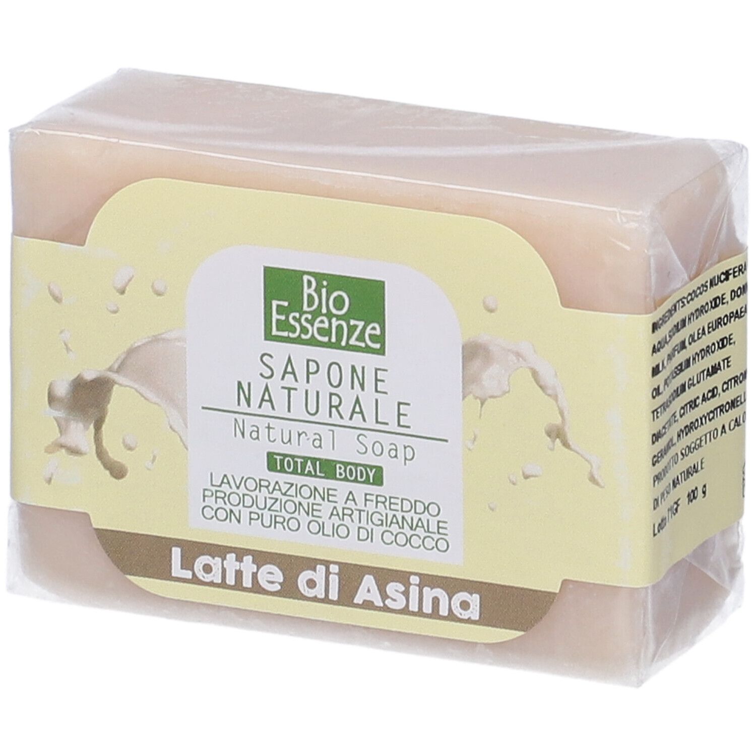 Sapone Latte Di Asina Bioessenze 100 G