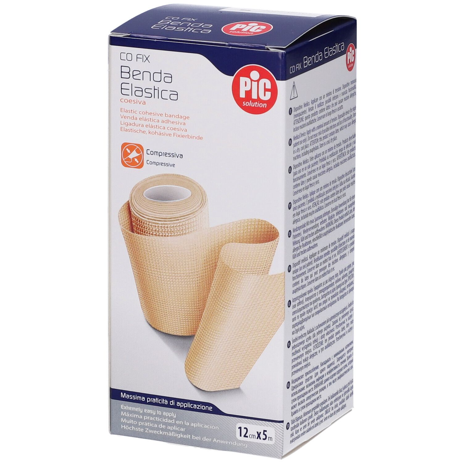 Benda Elastica Pic Co Fix Autoadesiva 12X5Cm Medium