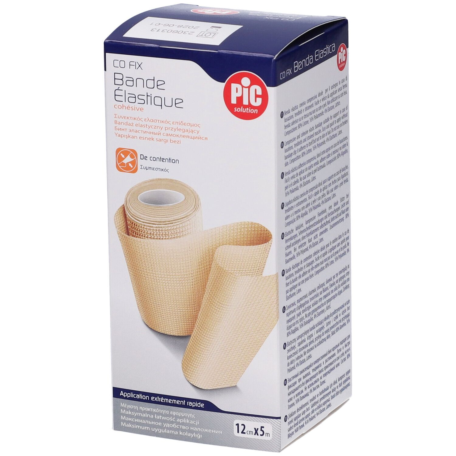 Benda Elastica Pic Co Fix Autoadesiva 12X5Cm Medium
