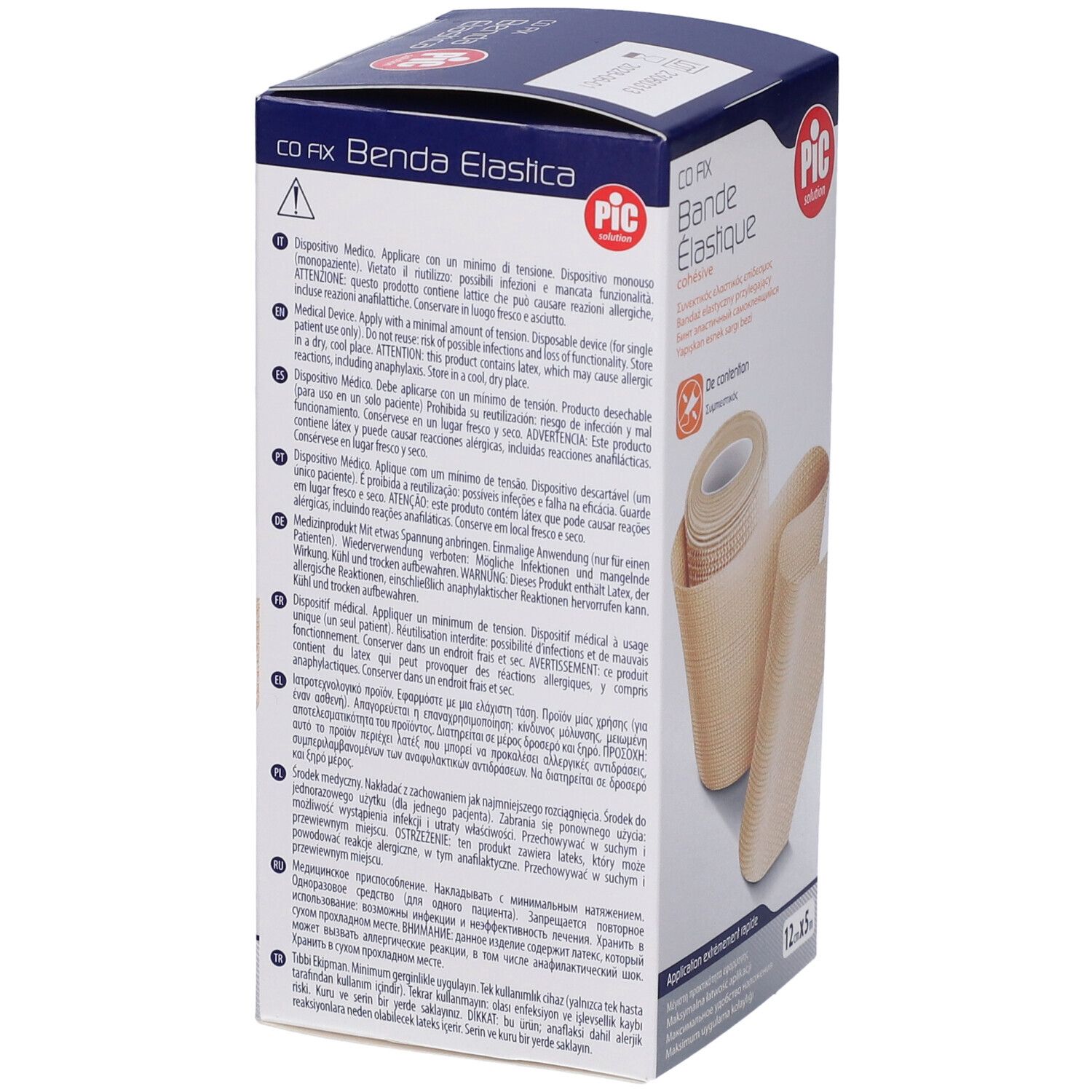 Benda Elastica Pic Co Fix Autoadesiva 12X5Cm Medium