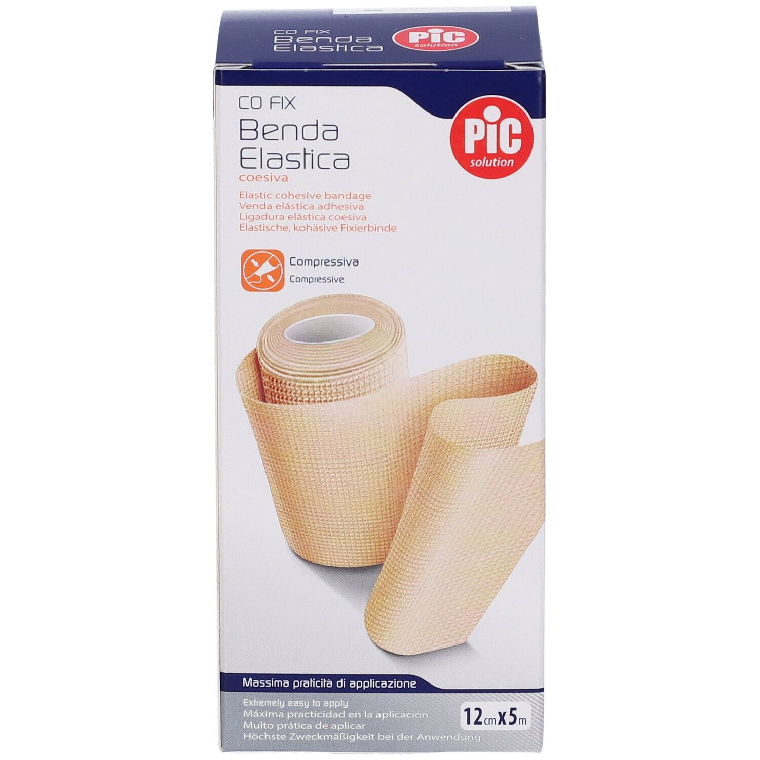 Benda Elastica Pic Co Fix Autoadesiva 12X5Cm Medium