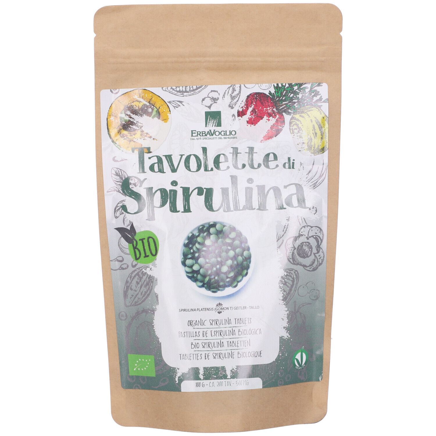Tavolette Di Spirulina Bio