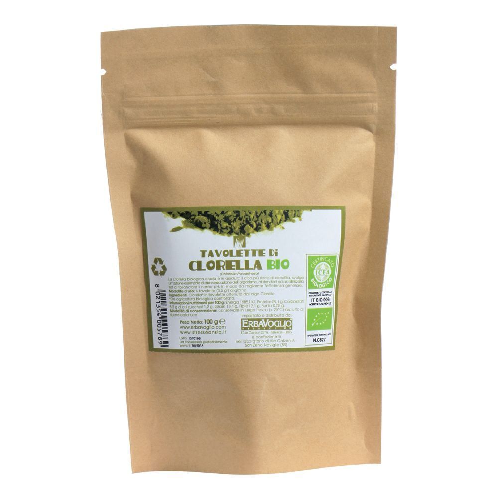 Erbavoglio Tavolette Di Clorella BIO