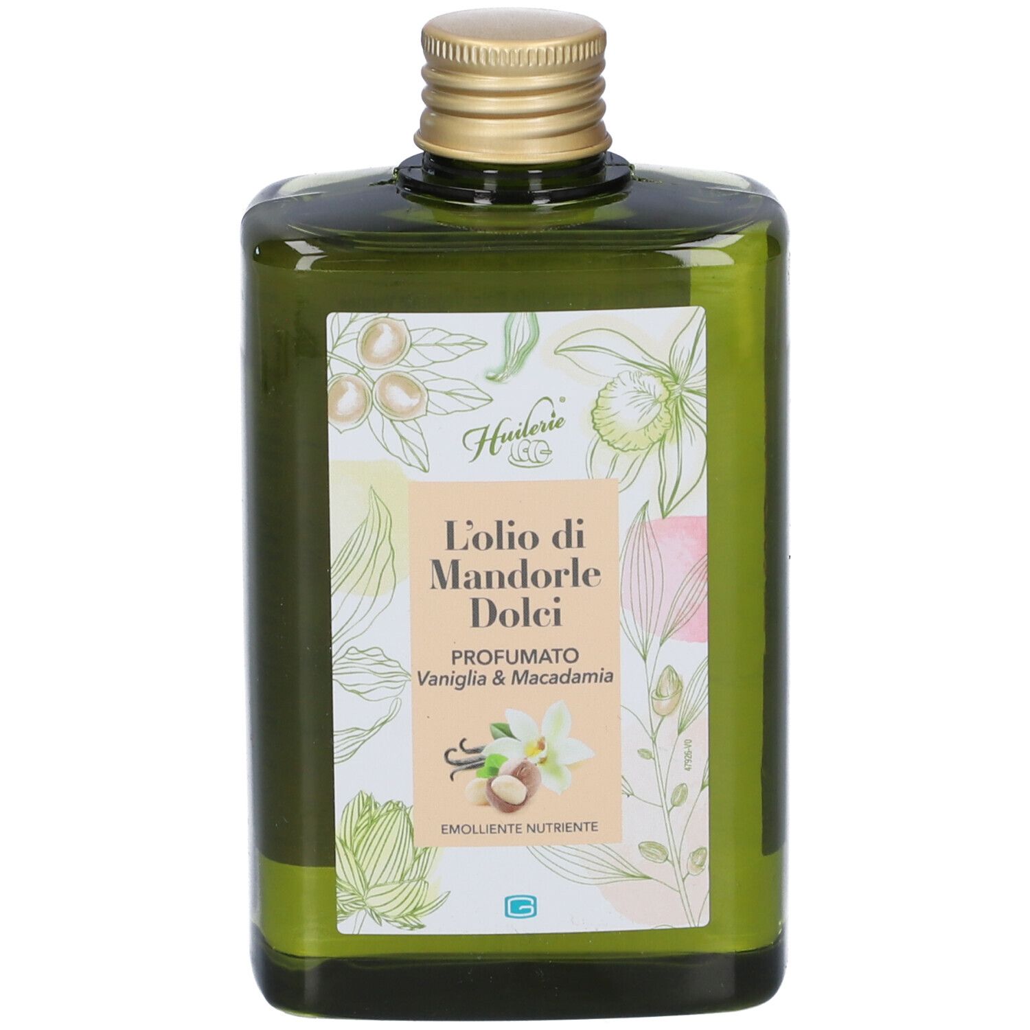 Huilerie L'Olio Di Mandorle Dolci Profumato Vaniglia & Macadamia 300 Ml