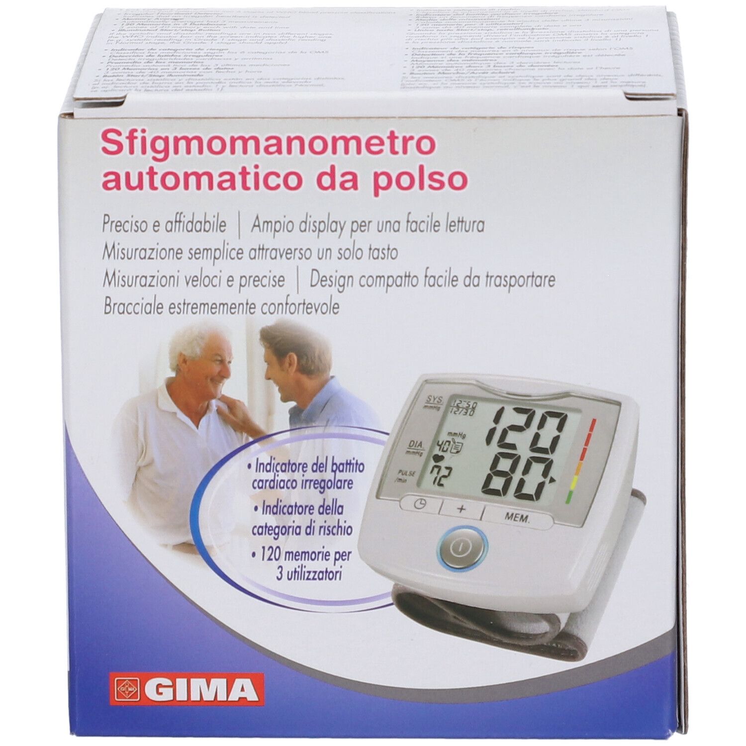 GIMA Misuratore Di Pressione X-Life Da Polso