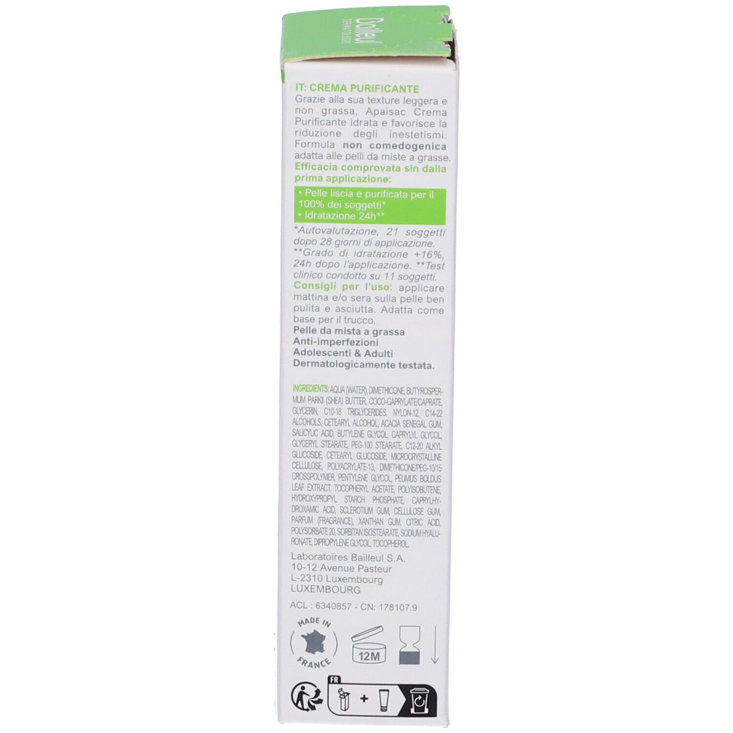 Apaisac Pure Crema Purificante