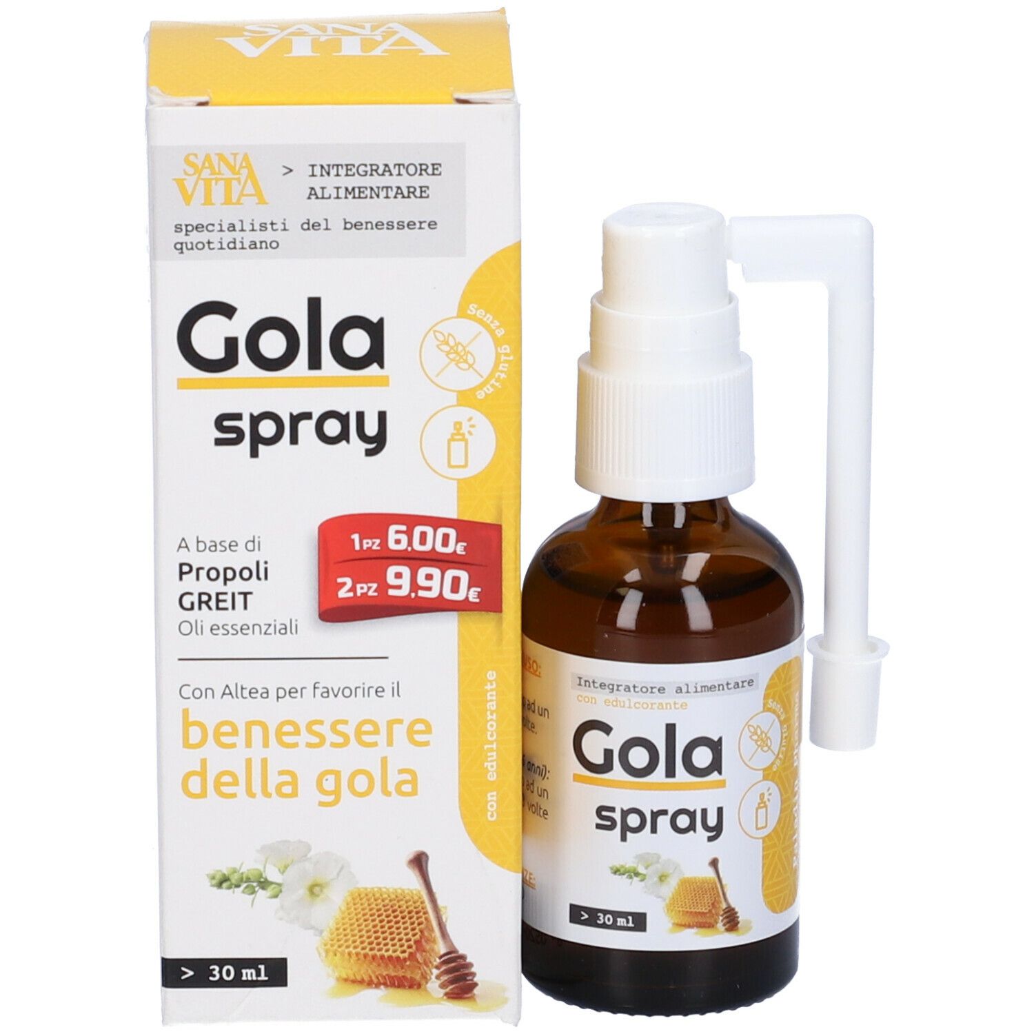Sanavita Gola Spray 30 Ml