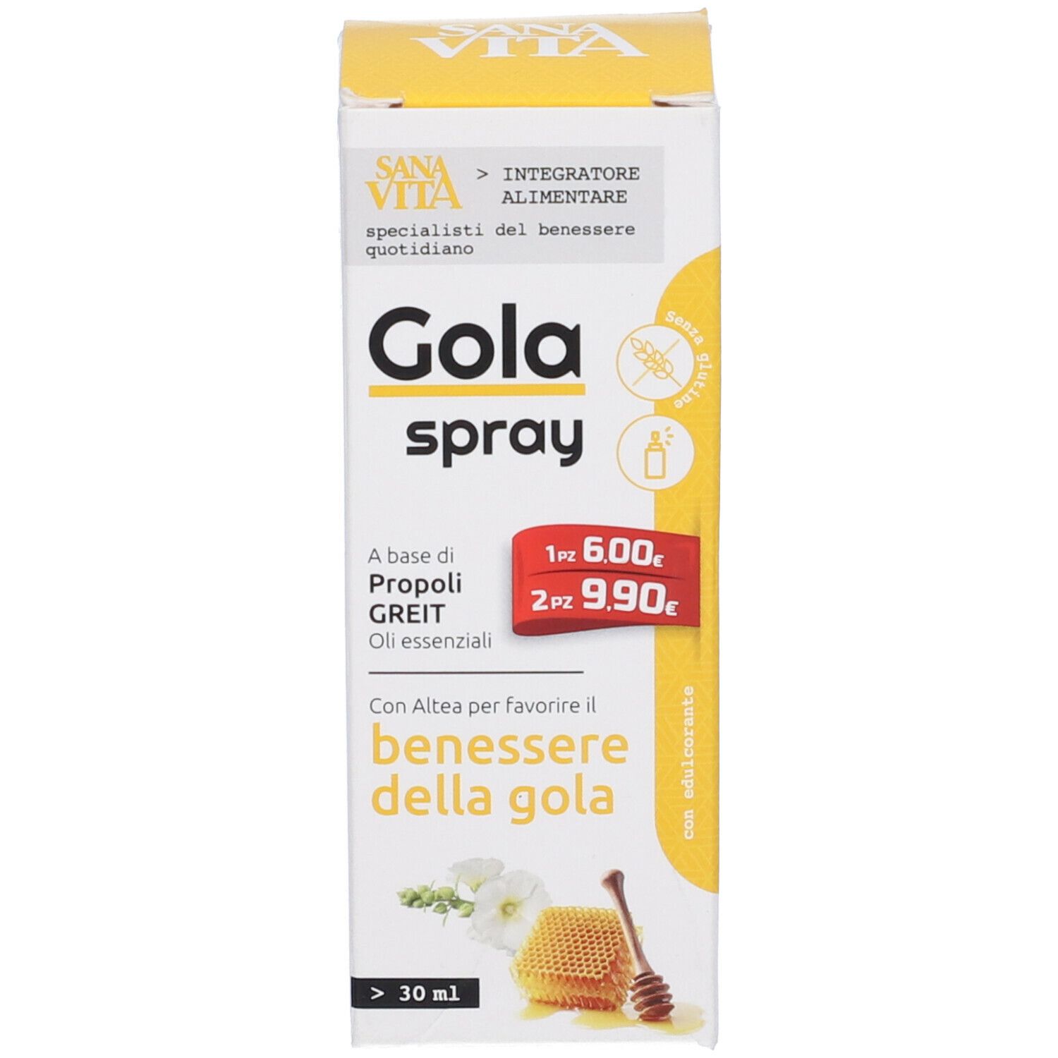 Sanavita Gola Spray 30 Ml