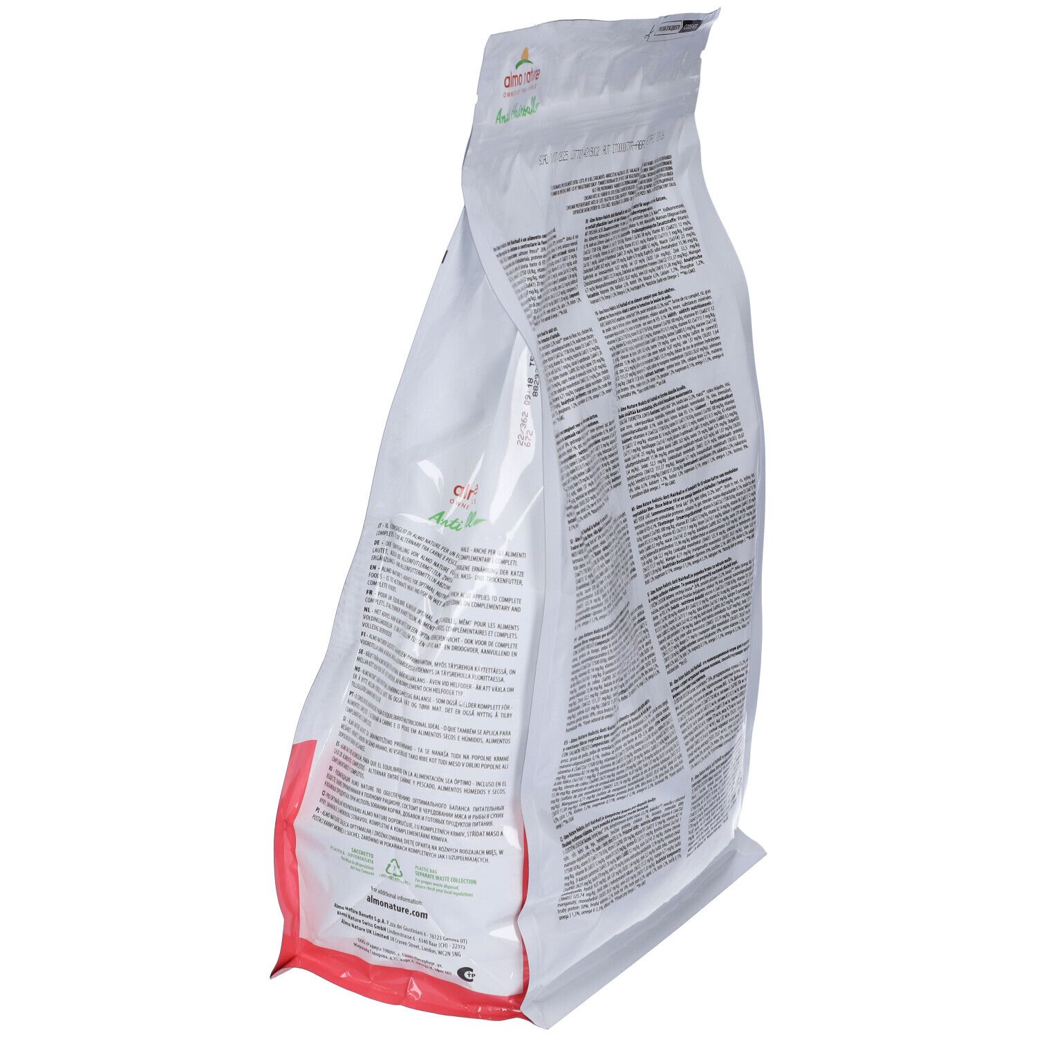 Almo Nature Holistic Cat Anti Hairball con Salmone Fresco