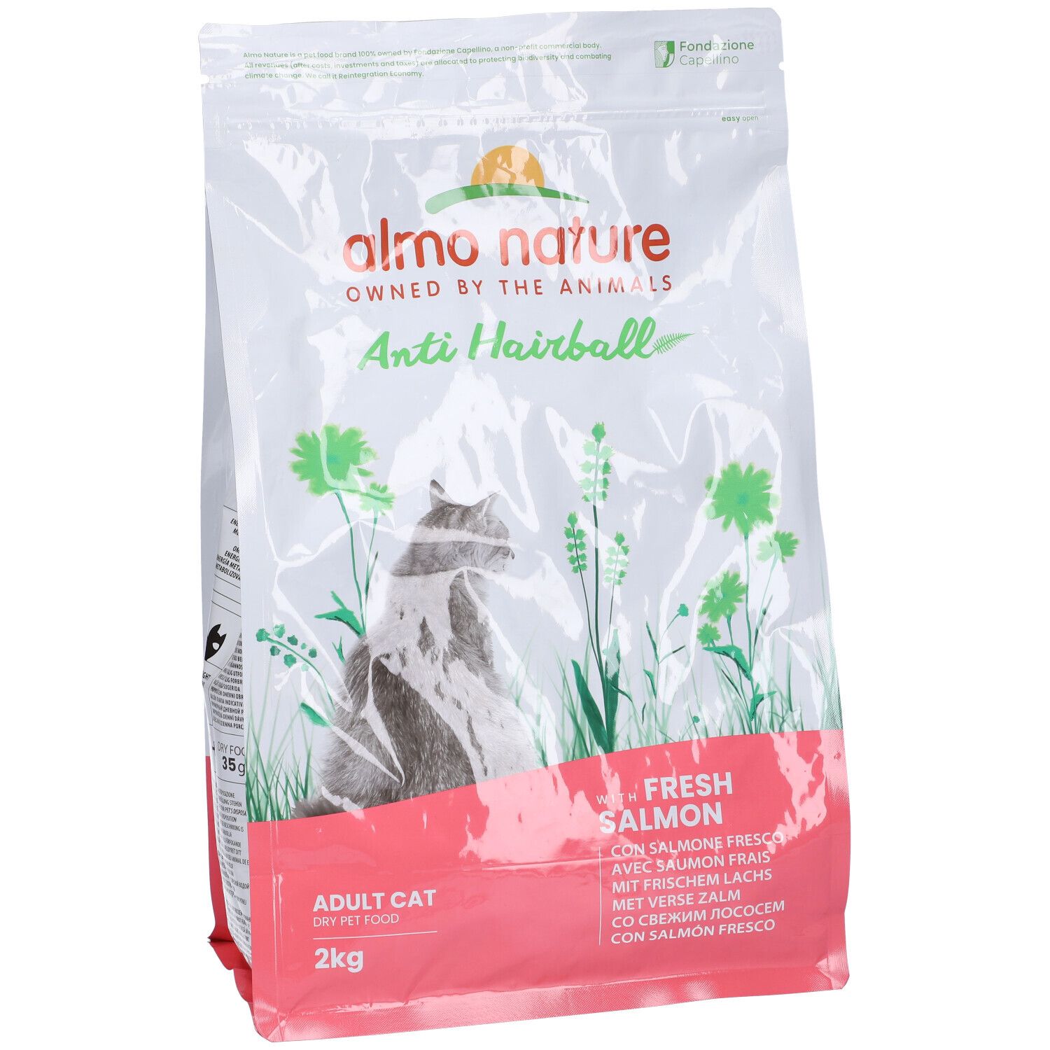 Almo Nature Holistic Cat Anti Hairball con Salmone Fresco