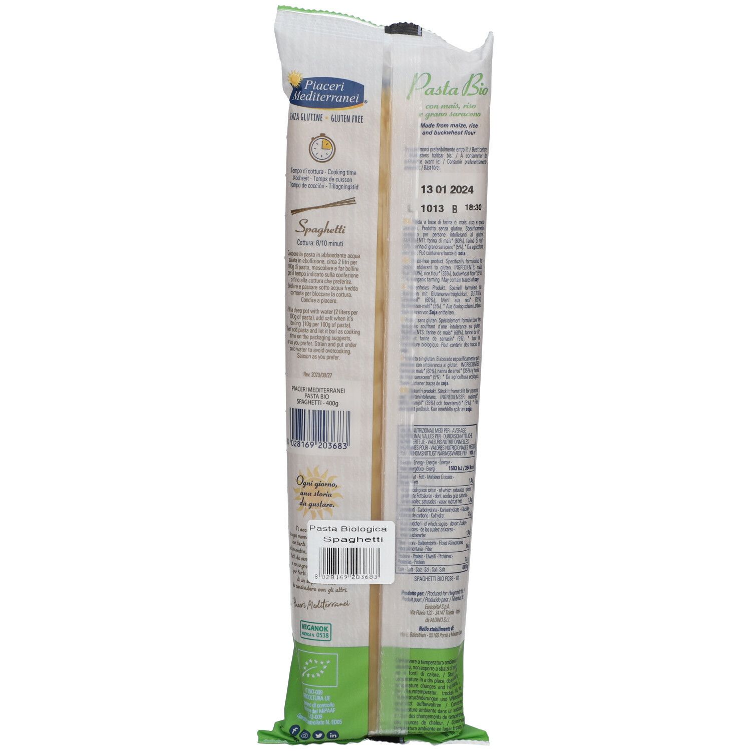Piaceri Mediterranei® Pasta Bio Spaghetti
