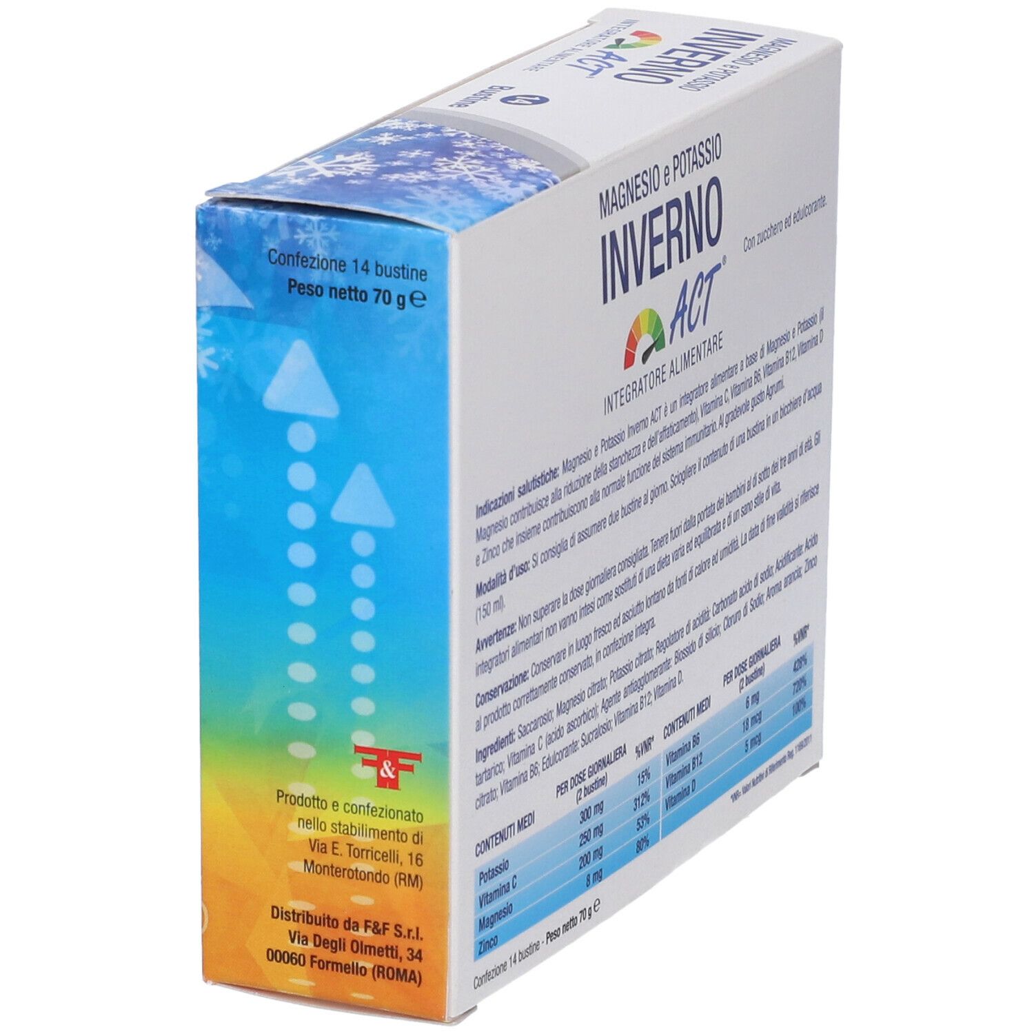 Magnesio E Potassio Inverno Act 14 Bustine