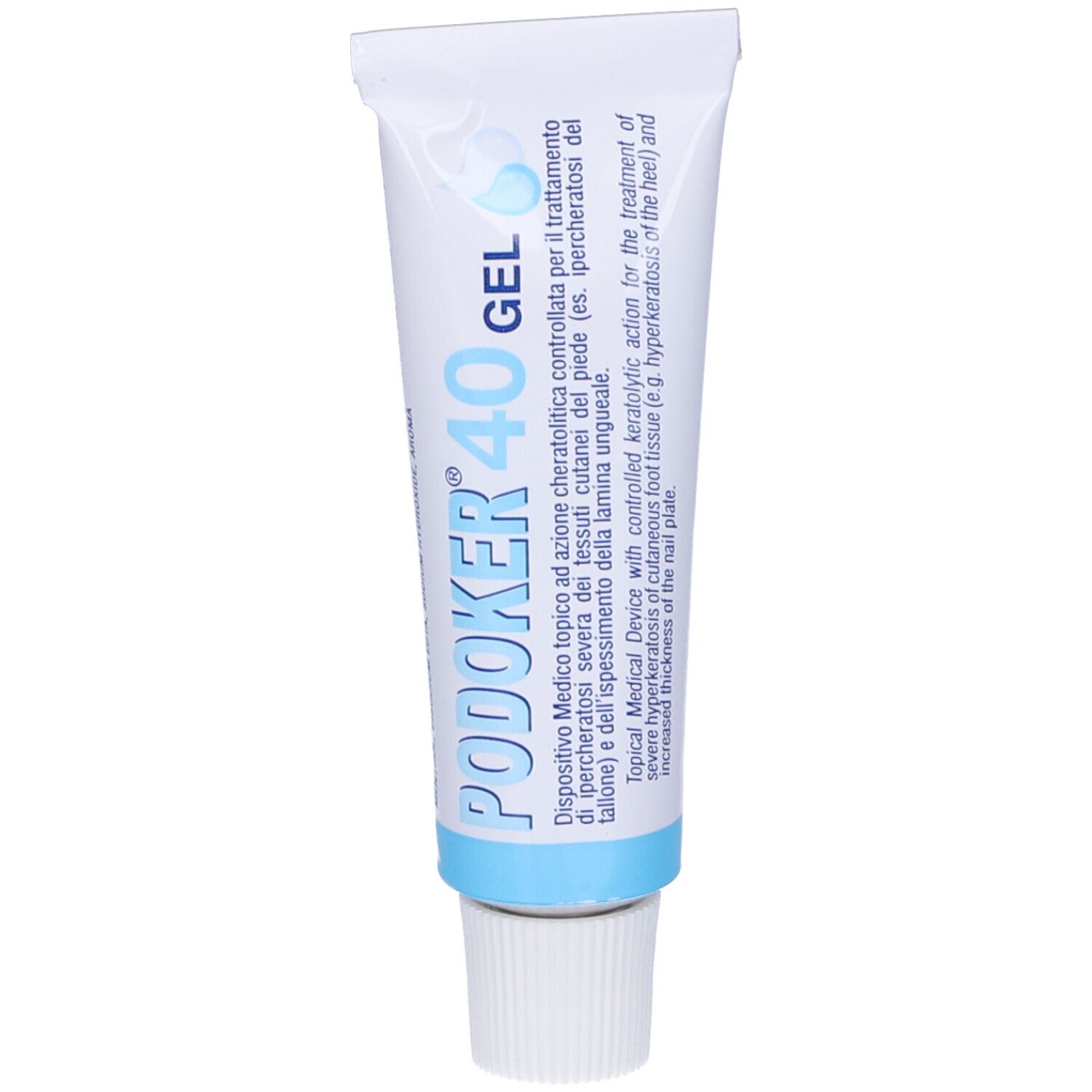 Podoker 40 Gel Azione Cheratolitica Tubo Da 30 Ml Con Applicatore