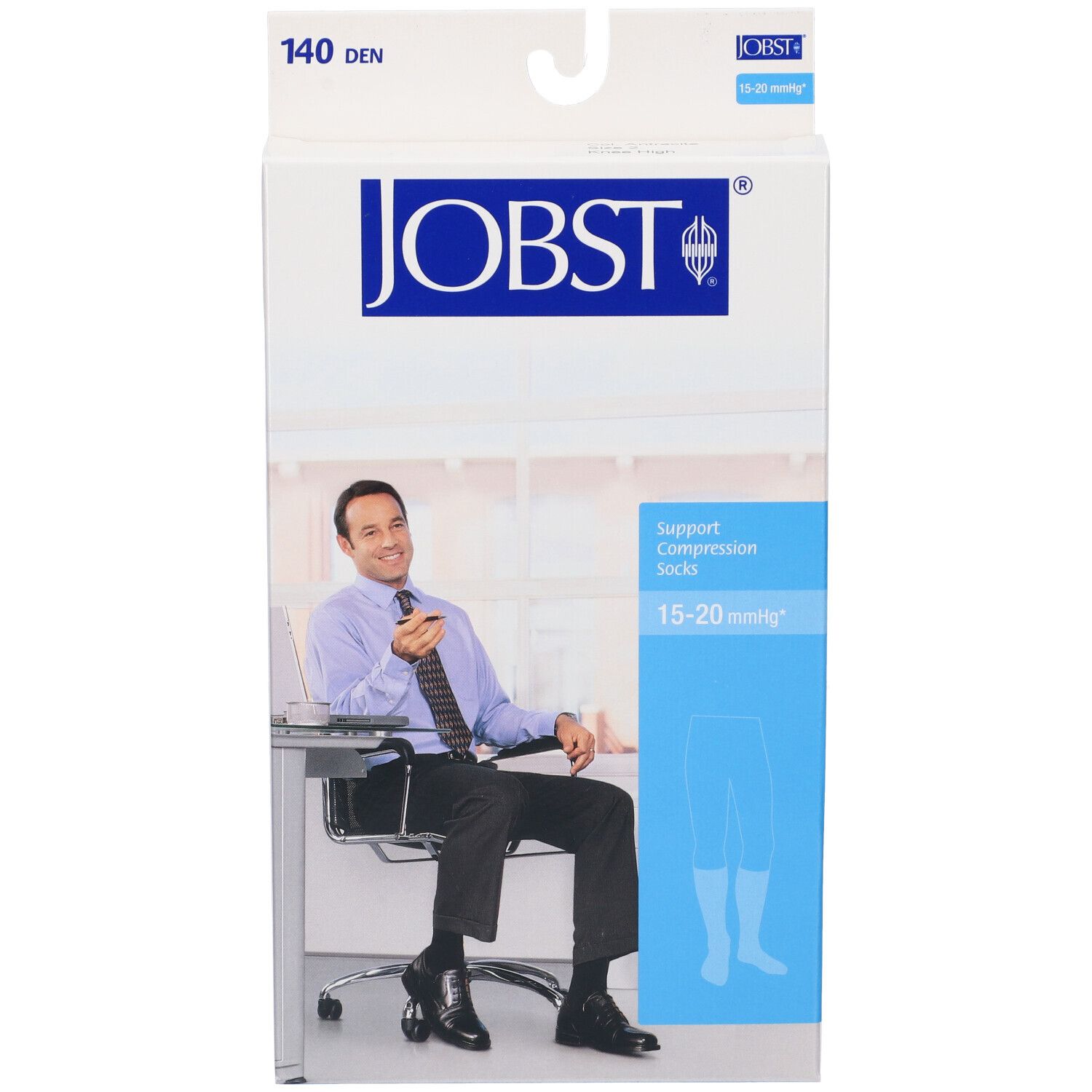 Jobst forMen Calza Compressiva da Uomo Colore Grigio Taglia 2