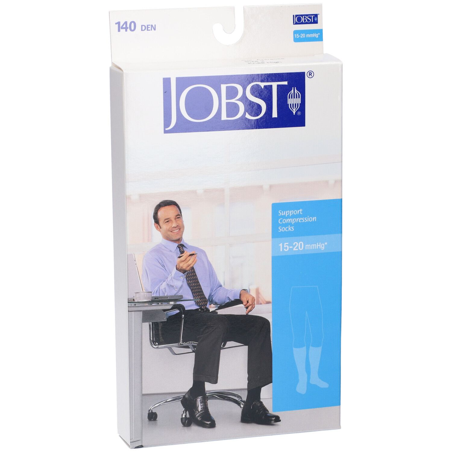 Jobst forMen Calza Compressiva da Uomo Colore Grigio Taglia 2