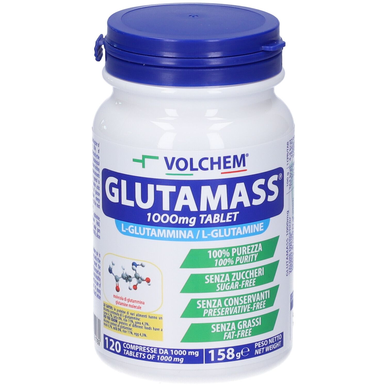 VOLCHEM Glutamass Glutammina In Compresse