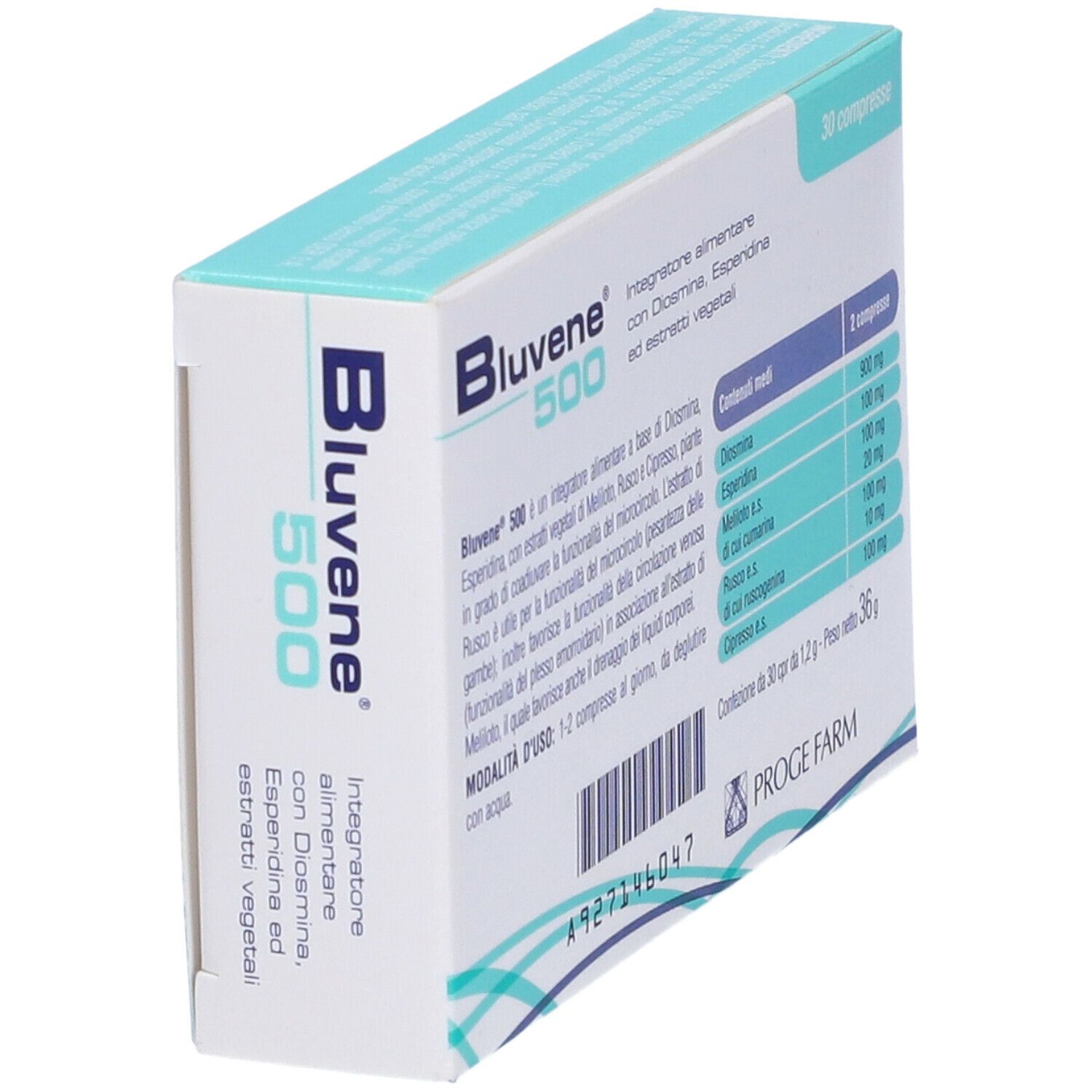 Bluvene 500 30 Compresse