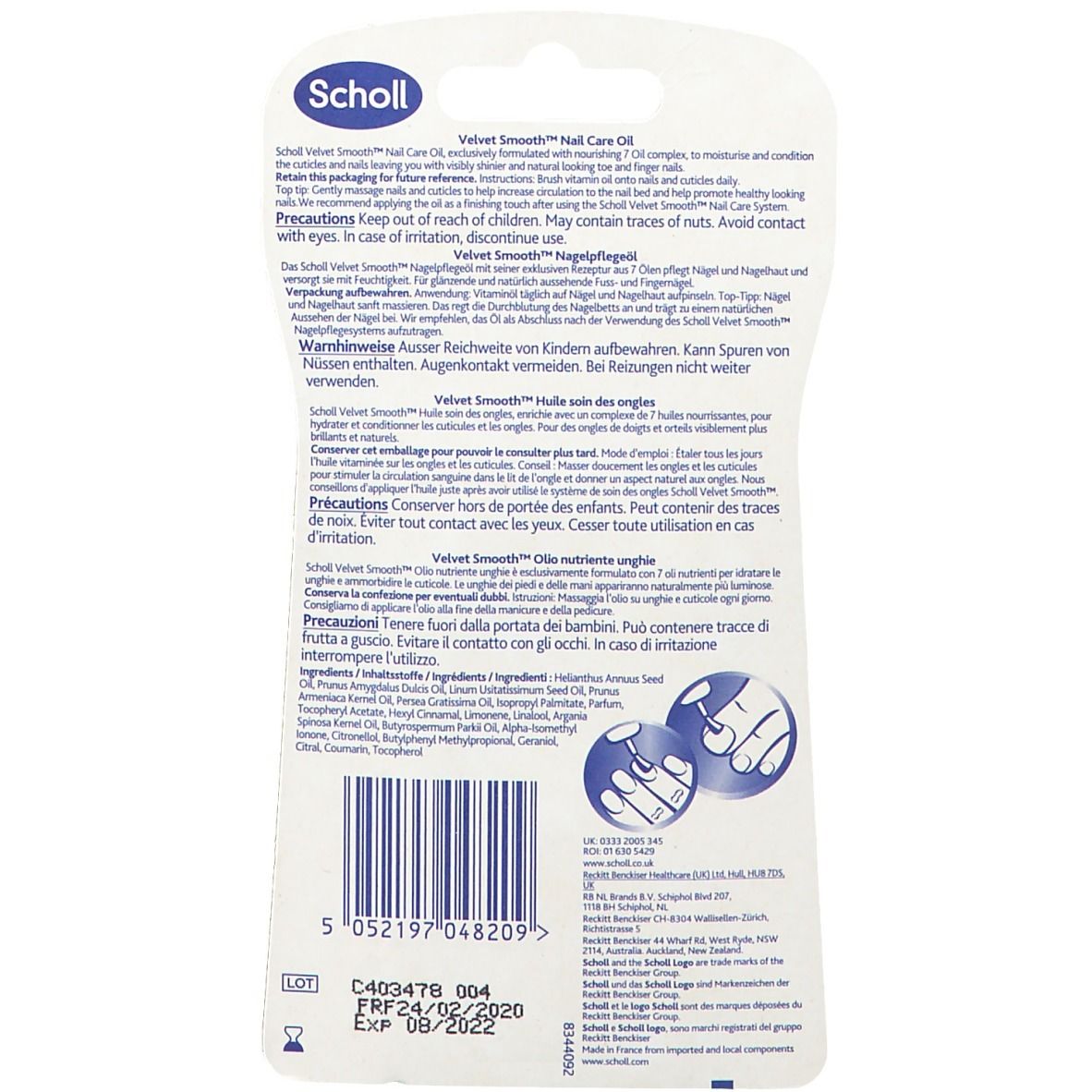 Scholl Velvet Smooth™ Nail Care Oil