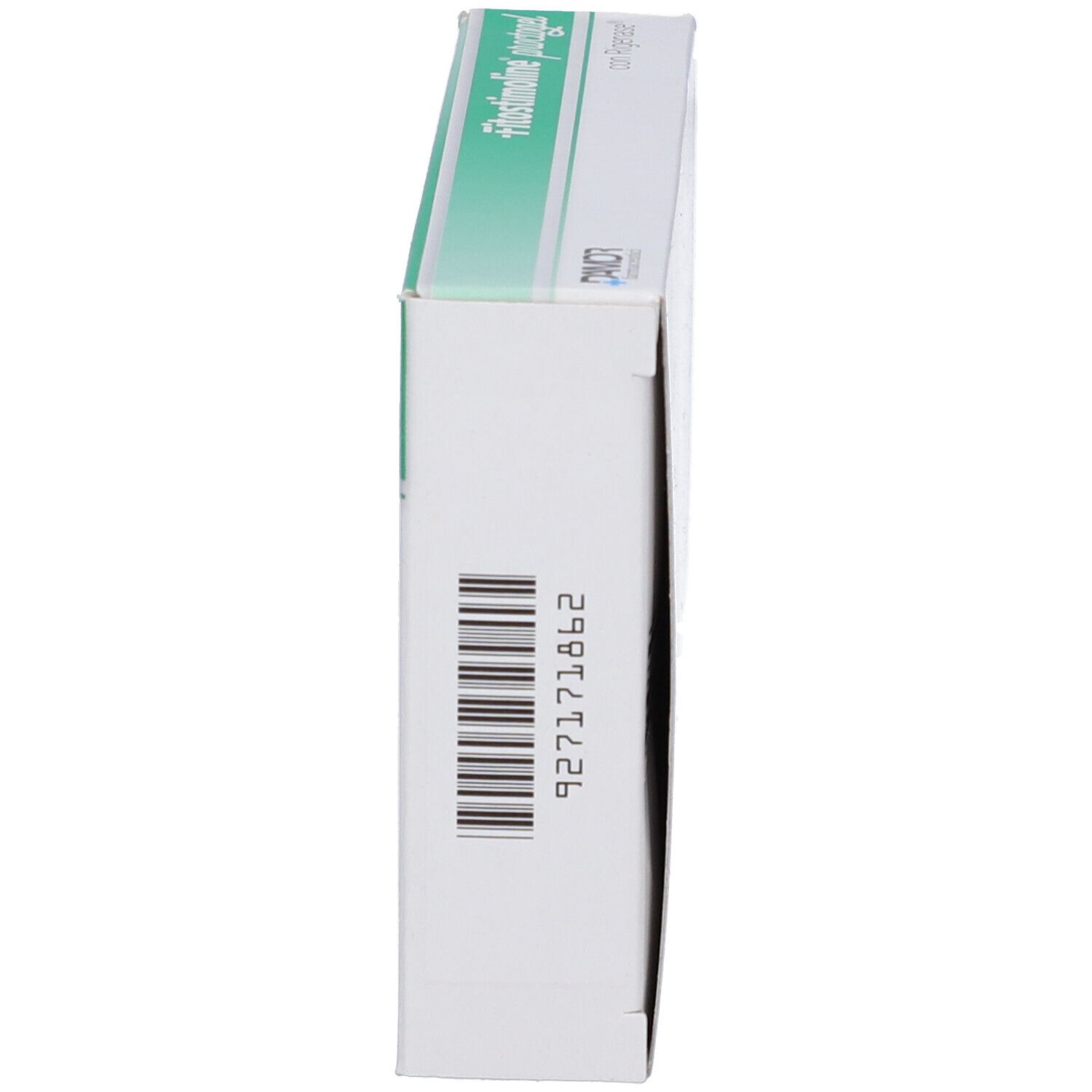 Vista laterale della confezione Fitostimoline Proctogel. Bianca con codice a barre. Testo e codice a barre visibili.