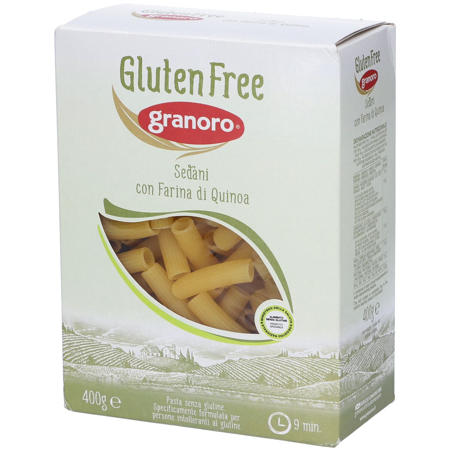 Gluten Free Granoro Sedani 400 G