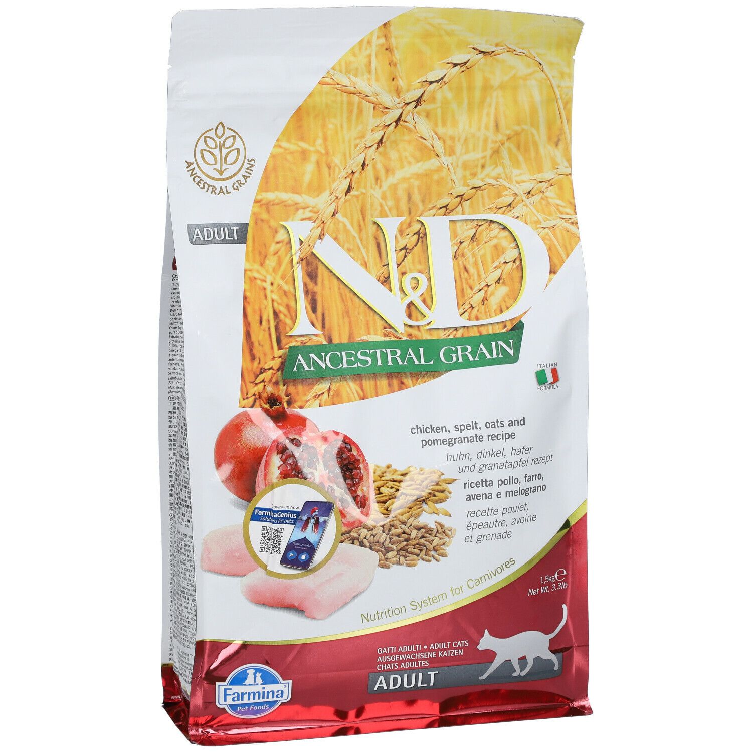 Farmina® N&D Ancestral Grain Chicken & Pomegranate Adult