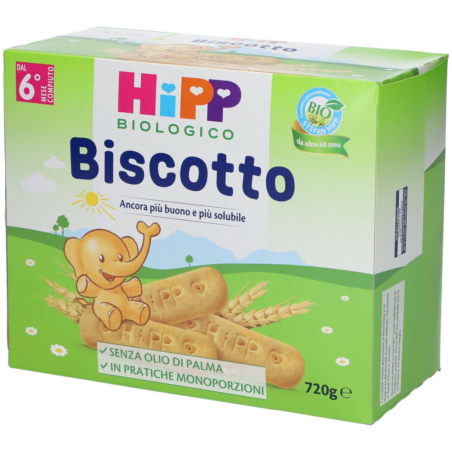 HiPP Biologico Biscotto solubile 720 g