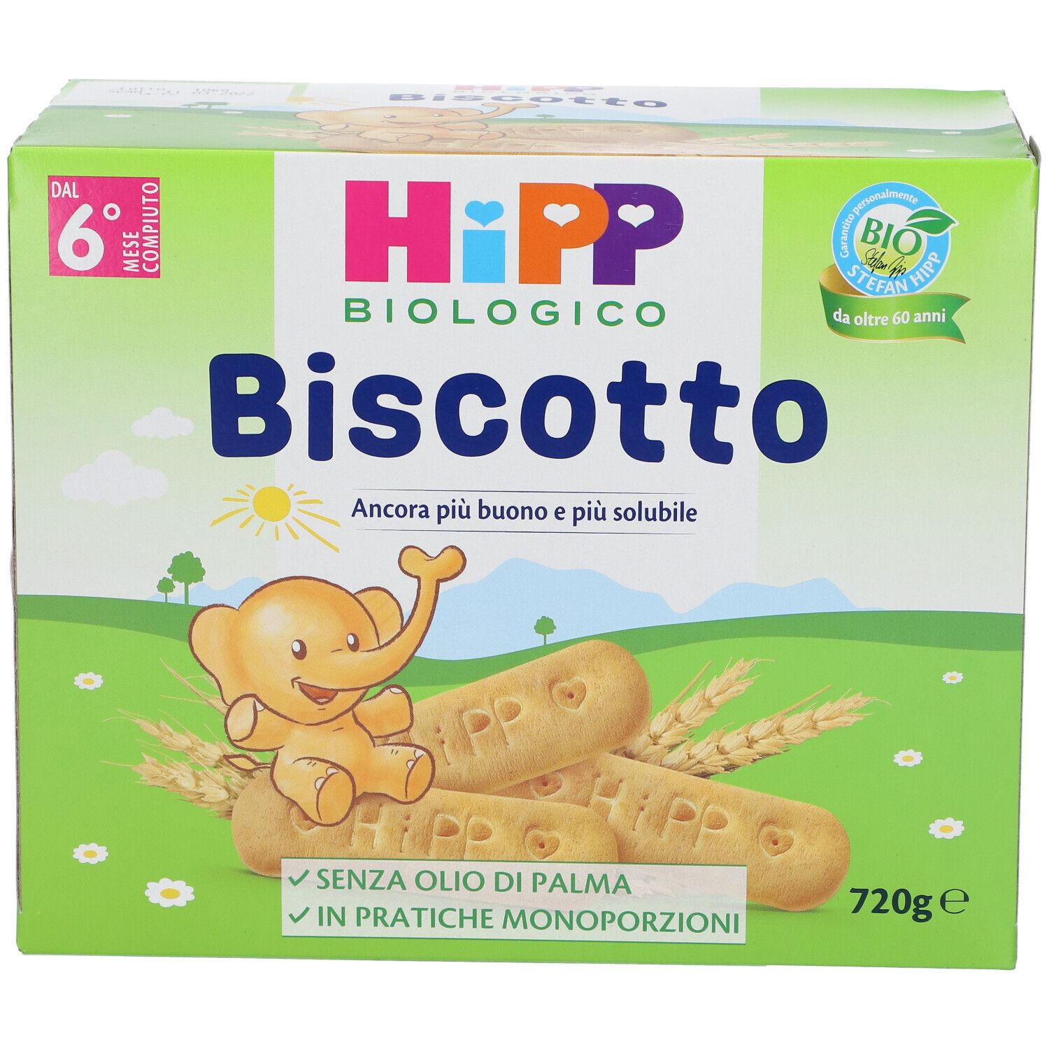 HiPP Biologico Biscotto solubile 720 g