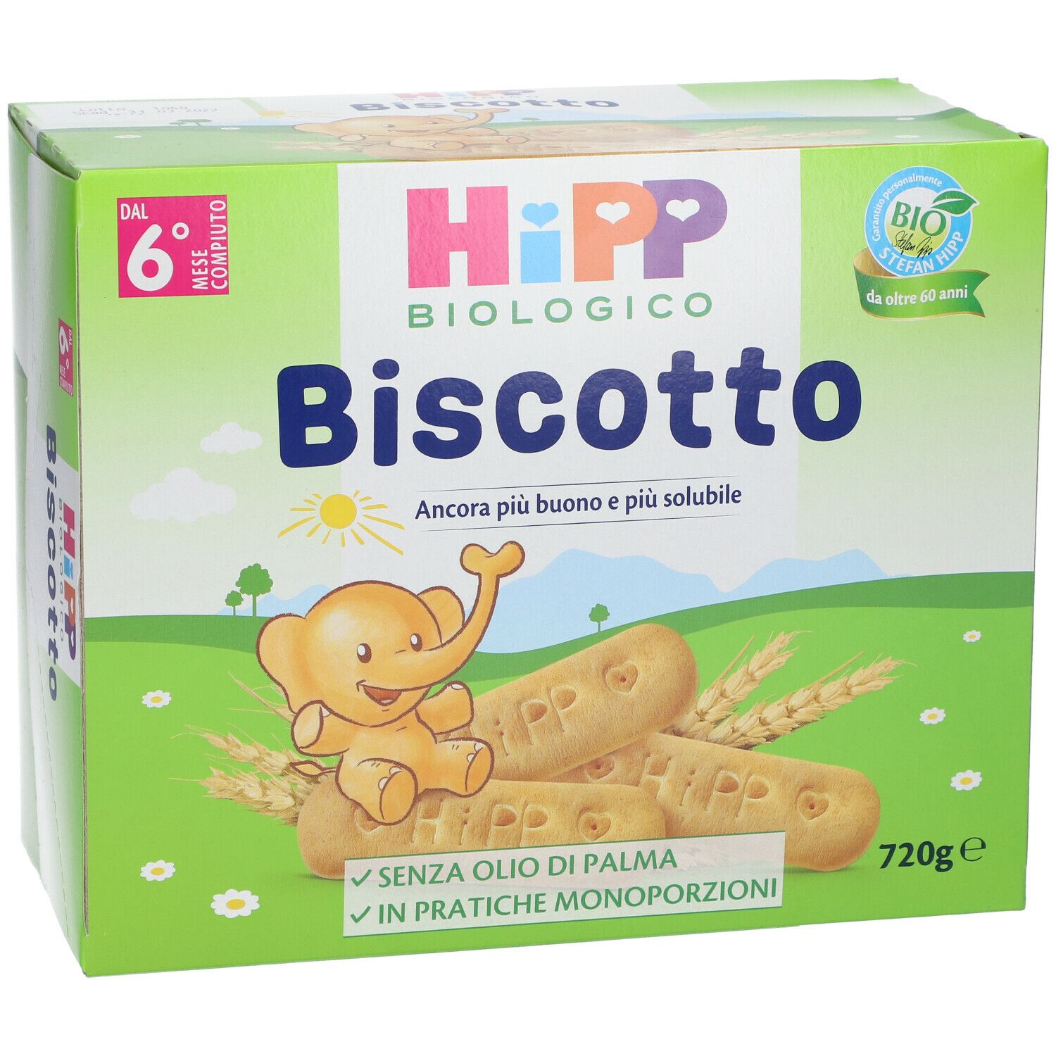 HiPP Biologico Biscotto solubile 720 g