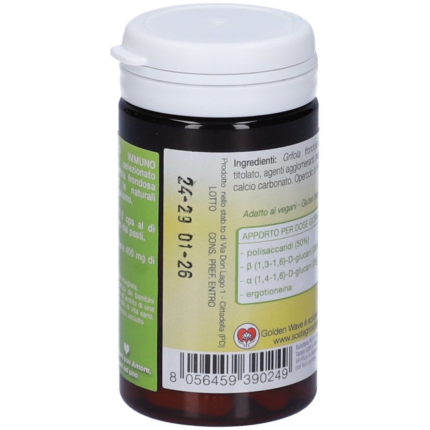 Golden Wave Maitake 50 IMMUNO Integratore Alimentare