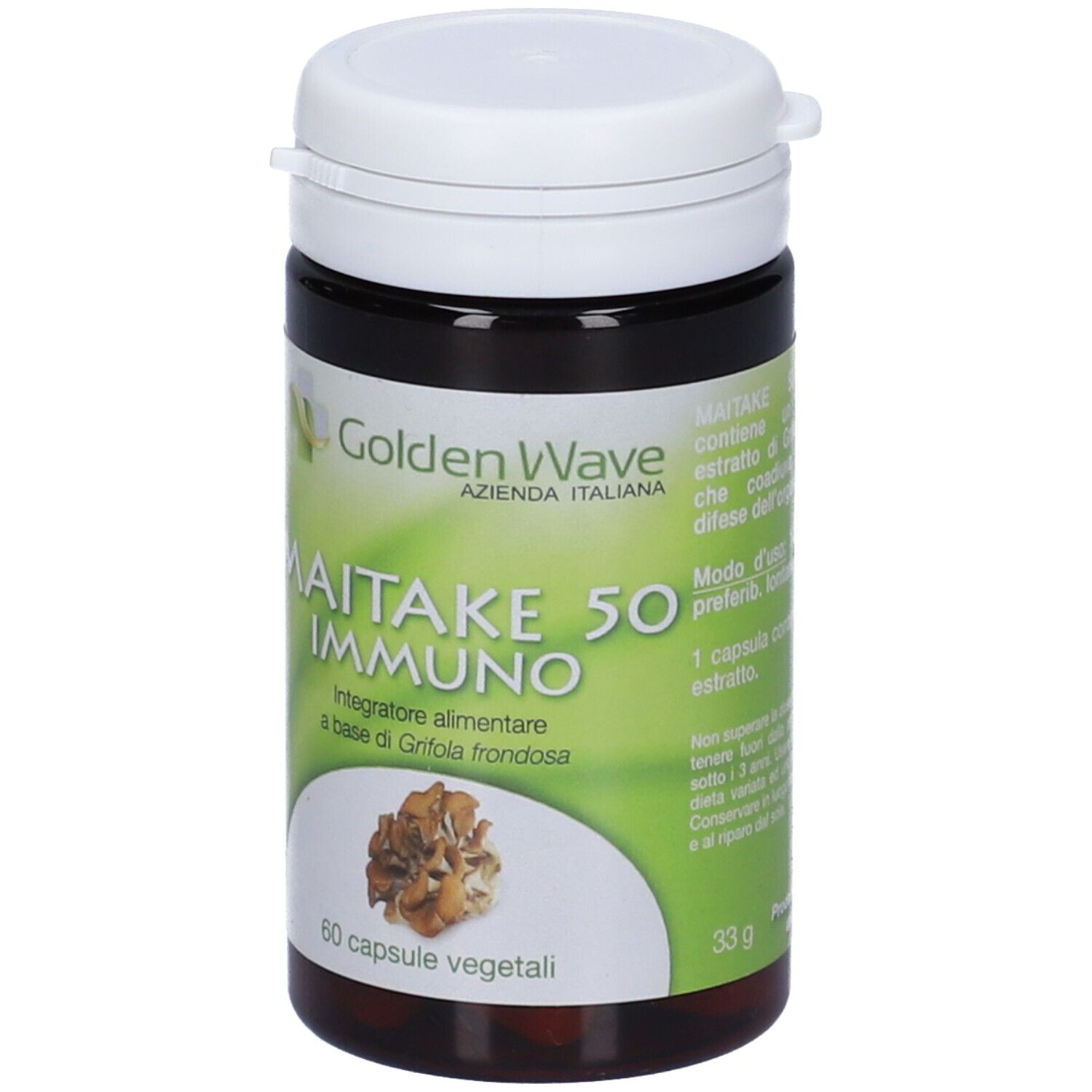 Golden Wave Maitake 50 IMMUNO Integratore Alimentare
