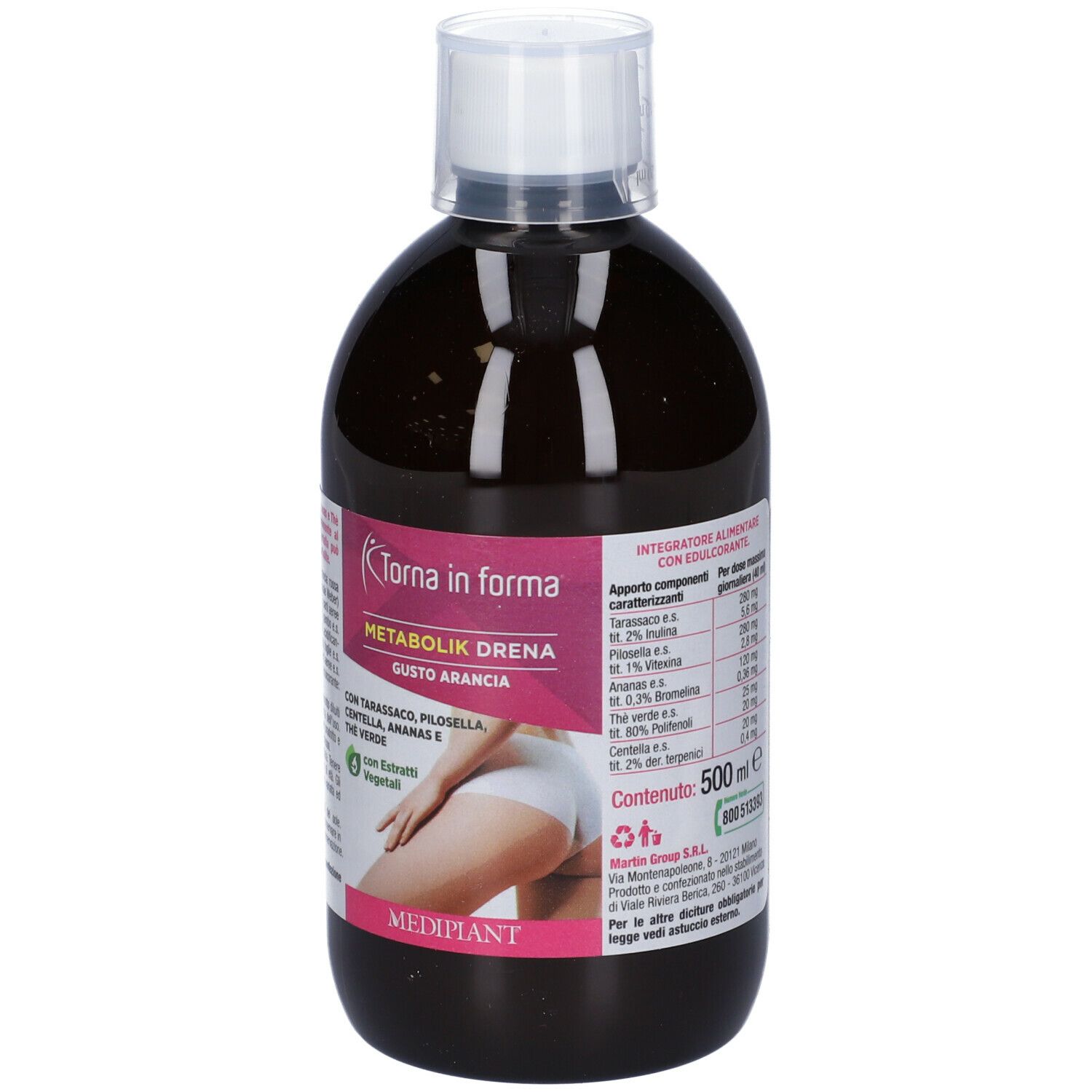 Metabolik Drena Arancia 500 Ml