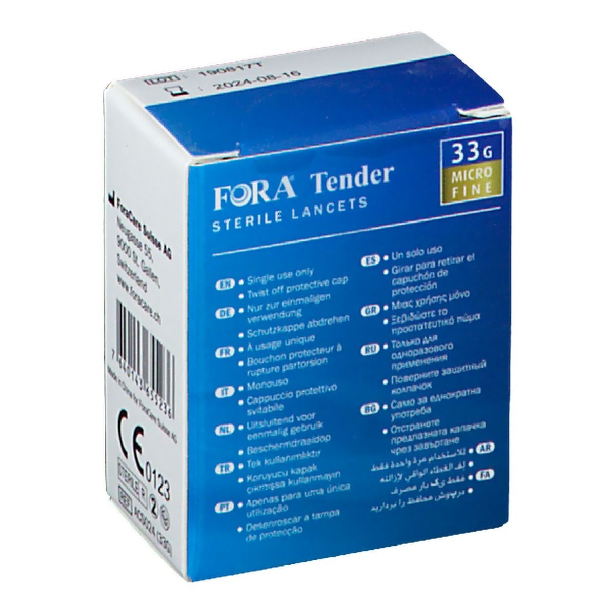 FORA® Tender Lancette Sterili 33g Microfine