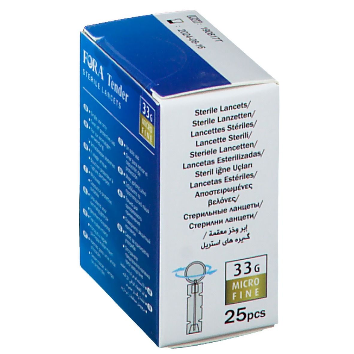 FORA® Tender Lancette Sterili 33g Microfine