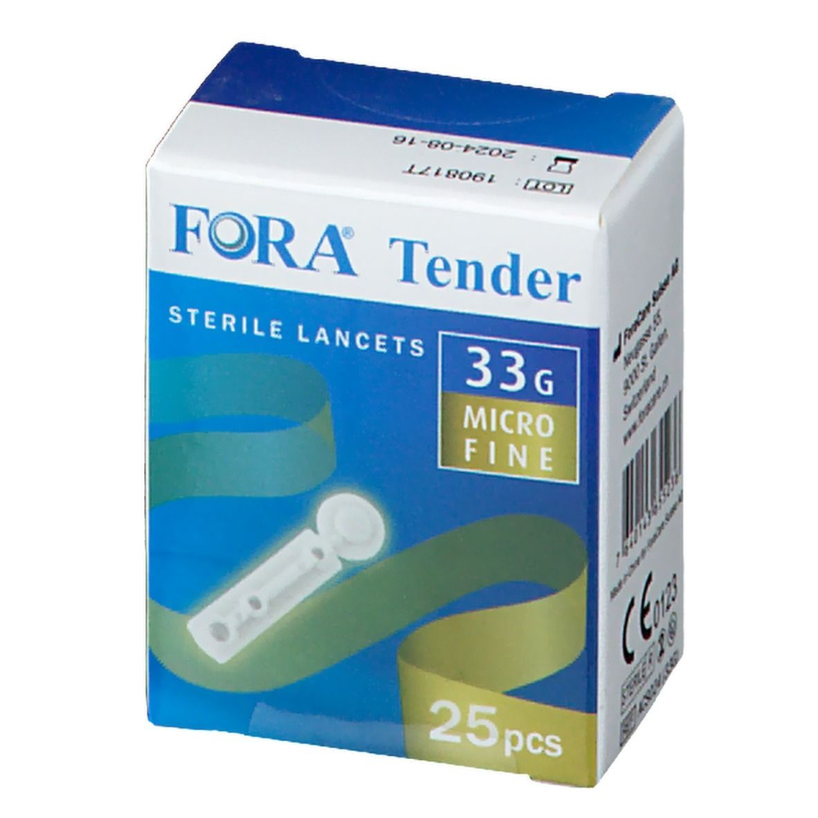 FORA® Tender Lancette Sterili 33g Microfine