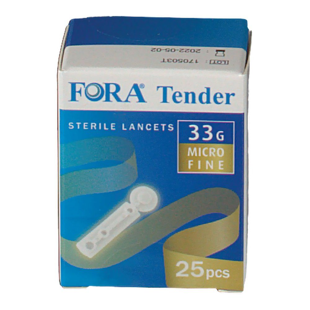 FORA® Tender Lancette Sterili 33g Microfine