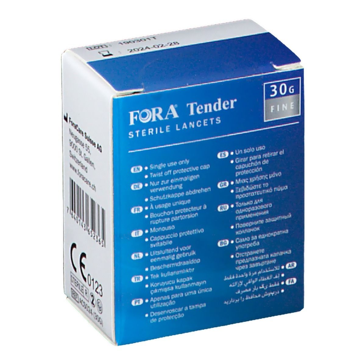 FORA® Tender Lancette Sterili 30g Fine