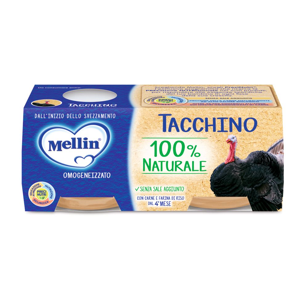Mellin® Omogeneizzato Tacchino 2 x 80 g