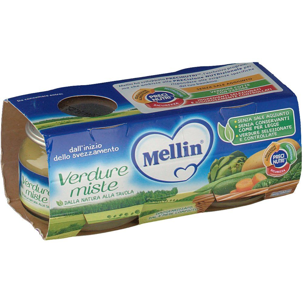 Mellin® Omogeneizzato Verdure Miste 2 x 80 g 2x80 g