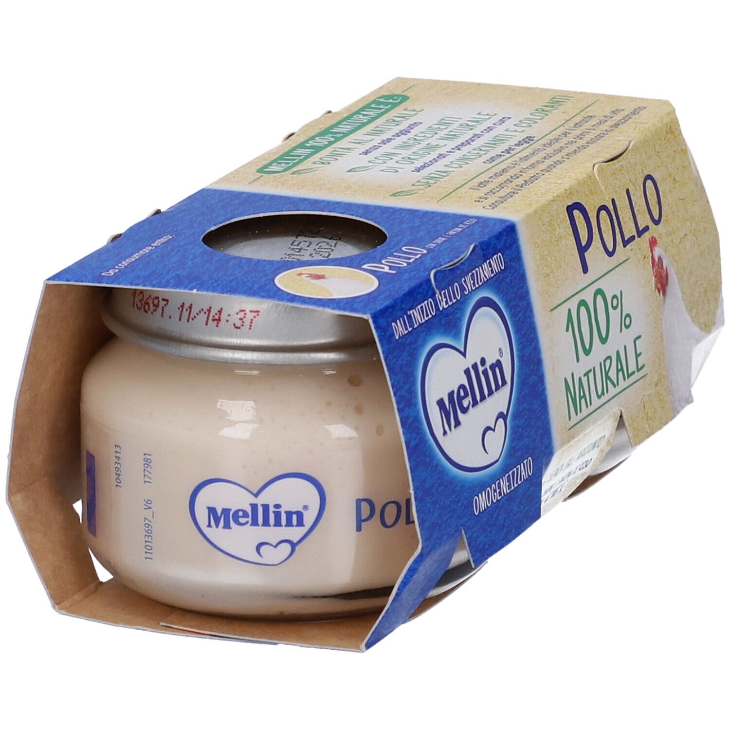 Mellin® Omogeneizzato Pollo 2 x 80 g