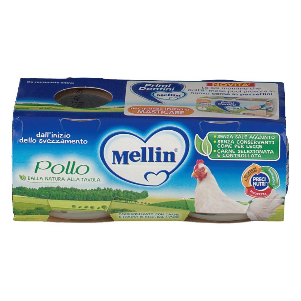 Mellin® Omogeneizzato Pollo 2 x 80 g